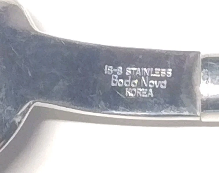 Lote de 3 cubiertos de acero ovalados Boda Nova Foto 4 de 4