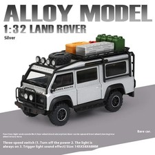 1:32 Land Rover Defender Van off Road Alloy Diecast Car Model Children'S Toys Bi