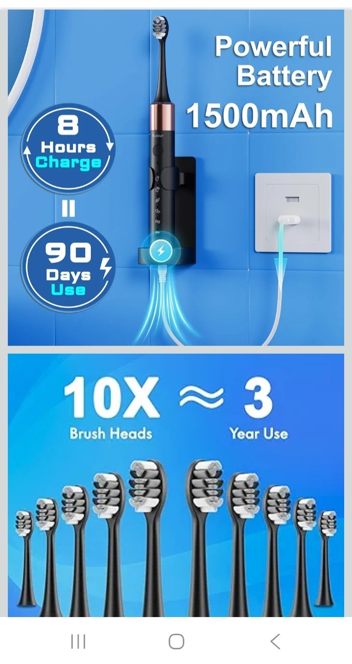 Brand New Toothbrush Kit Comes With Attachments