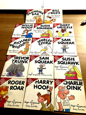 Roger Hargreaves Easy Peasy People 14 Book Bundle Vintage Pan Books