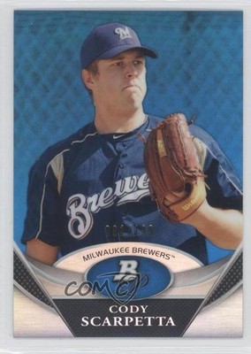 2011 Bowman Platinum Prospects Blue 91/199 Cody Scarpetta #BPP52 1u6