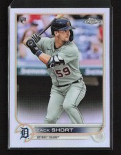2022 Topps Chrome Refractor #86 Zack Short Detroit Tigers