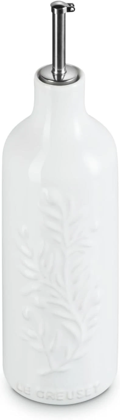 NEW Stoneware Olive Branch Collection Oil Cruet Bottle Dispenser 20 oz White
Opens in a new window o