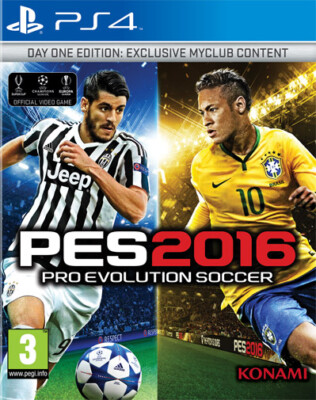 Pro Evolution Soccer PES 2016 (Soccer) D1 Day One Edition PS4 Playstation 4