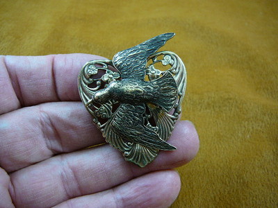 (b-bird-953) barn swallow flying bird pin brooch love watching birds lover Heart
