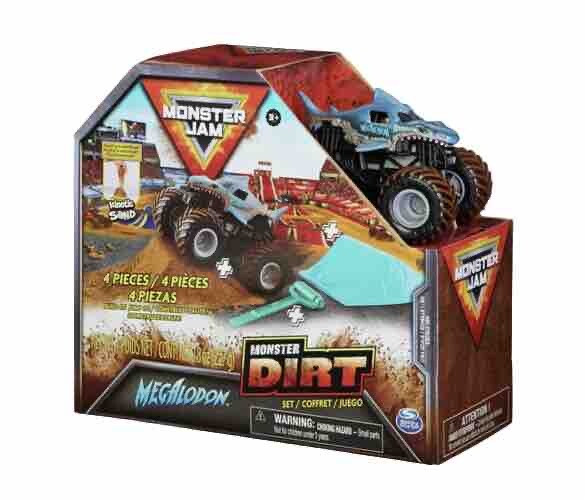 Monster Jam Monster Dirt Megalodon Die-Cast Vehicle 1:64 Scale