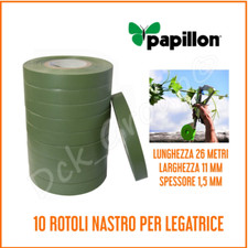 10 RT - NASTRO VERDE PER LEGATRICE AUTOMATICA 0,15X26 MTL PAPILLON