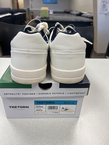Tretorn Mens Dennis Classic Shoes White Sneaker Size 12 - Picture 3 of 7