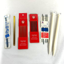Assorted Knitting Needles and Crochet Hooks