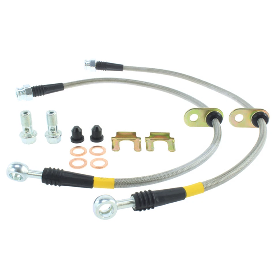 Líneas de freno delanteras StopTech Centic de acero inoxidable para Subaru Legacy 2000-2009 Foto 2 de 4