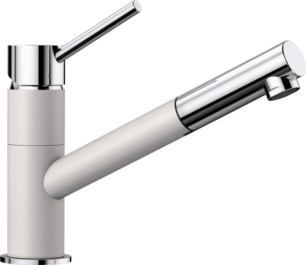 Blanco KANO-S KüChenarmatur Hochdruck Silgranitweiß/Chrom 525040-image