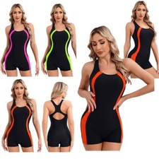 Womens Bathing Suit Beach Swimsuit Surfing Swimwear One Piece Beachwear Modest
