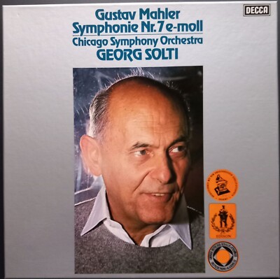 Mahler - Symphony No. 7, SOLTI, CSO, 2 LP Box, Decca, STEREO