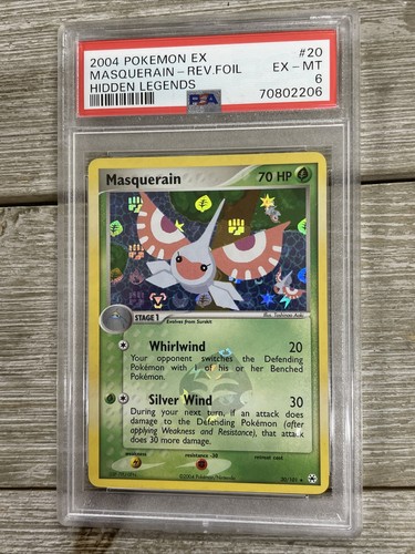 Masquerain graded PSA 6 for sale on eBay