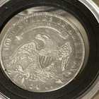 1836 capped half dollar lettered edge XF/AU — photo 2