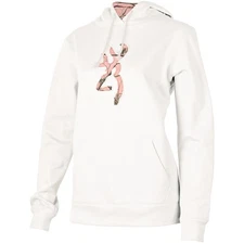 Browning Ladies White Hoodie - Realtree Pink Camo Buckmark Sweatshirt Camouflage