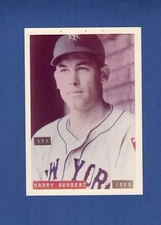 #171 HARRY GUMBERT, 1939 N. Y. Giants ~ 1974 BRA-MAC George Brace colorized card