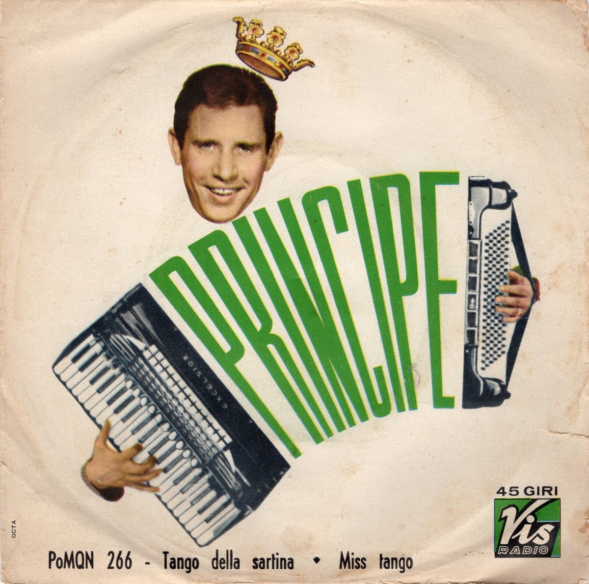 Peppino Principe - Miss Tango 1962 Vis Radio Italy Accordion Pop