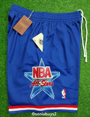 Mitchell & Ness Men's NBA All-Stars '93 Swingman Shorts, Blue