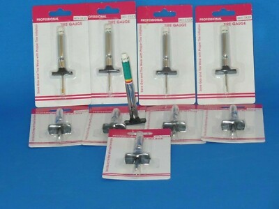 100 Kit Color Tire Tread Depth Gauge standard metric gage gauge 32nds and 25 MM 