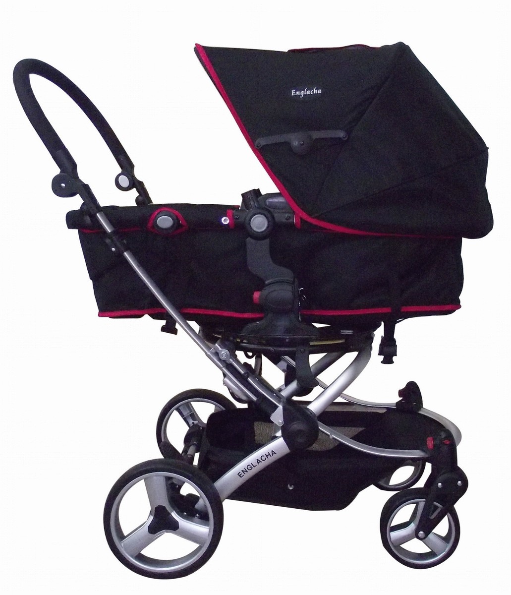 Englacha My Easy Black Stroller OPEN BOX 892514002232|