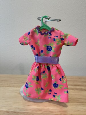 barbie pink floral dress Barbie So Much to Do Cleanin' House Pink Floral Dress