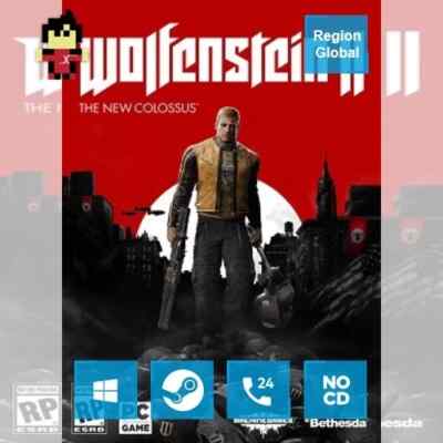 Wolfenstein II The New Colossus for PC Game Steam Key Region Free
