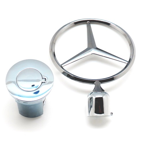 Estrella Mercedes Benz emblema extraíble anti robo original alta calidad - Picture 3 of 18