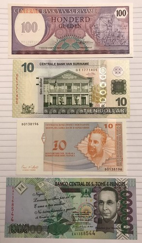 Set of paper money of the world - Picture 1 of 2