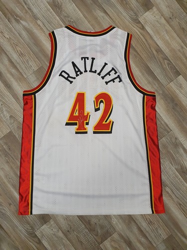 Theo Ratliff Signed Authentic Atlanta Hawks Jersey Size XL - Picture 4 of 5