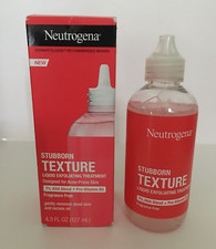 Neutrogena Stubborn Texture Liquid Exfoliating Treatment, 4.3 Fl Oz New