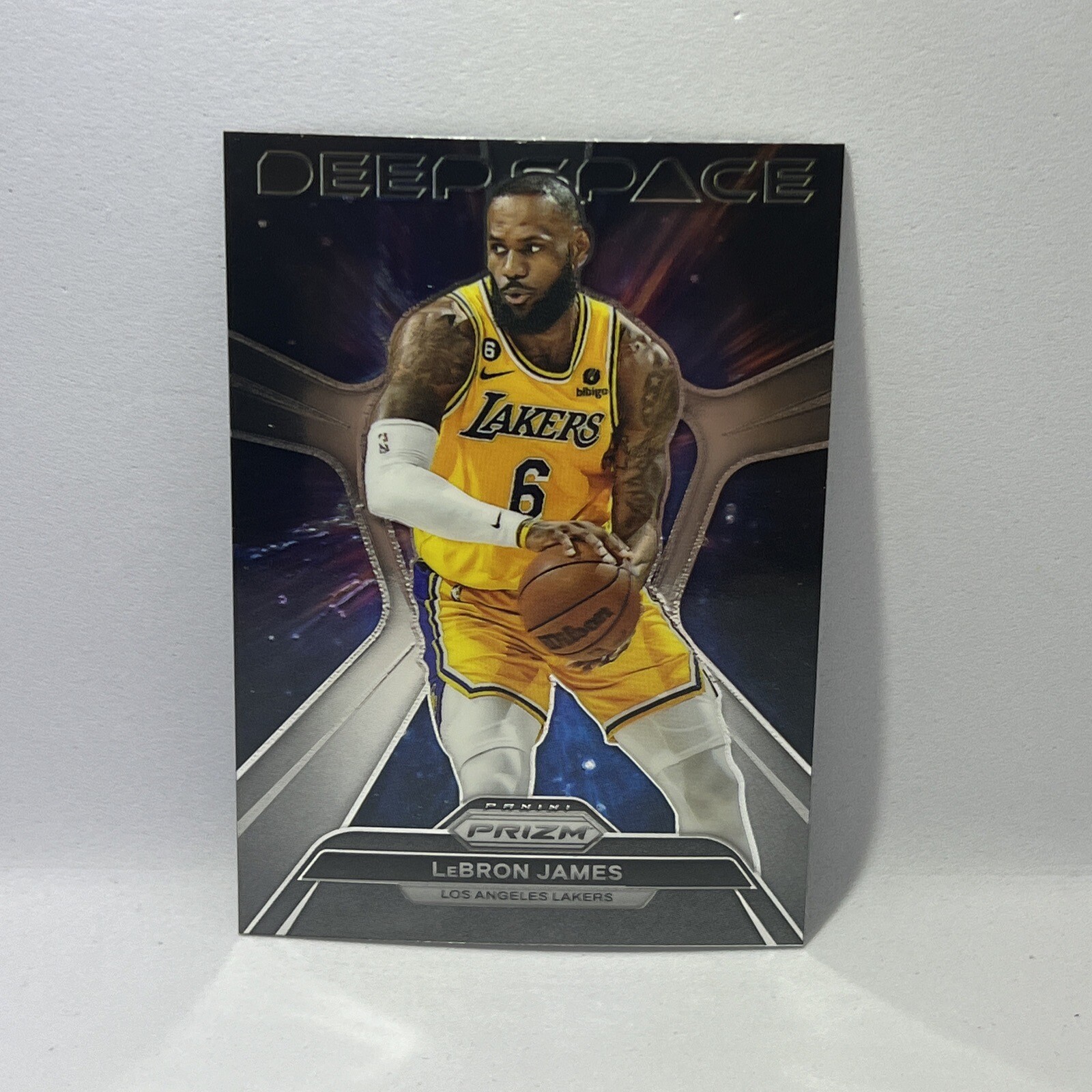 2023-24 Panini Prizm Deep Space #7 LeBron James LAKERS!