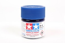 Tamiya 81004 X-4 Blue Acrylic Paint 23ml Large Bottle - US