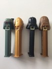 4 PEZ DISPENSERS STAR WARS Characters 1997 Darth C3po Chewbacca Boba Fett — photo 7