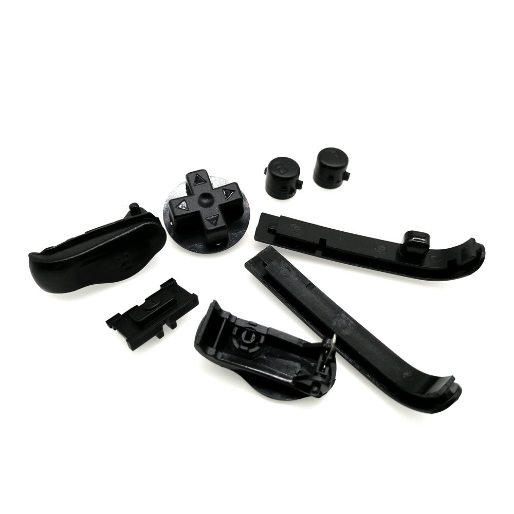 Replacement Buttons Set Keypads L R A B Buttons For GameBoy Advance GBA -Black