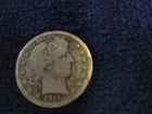 1911 25C Barber Quarter