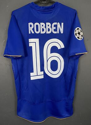 ブルーズ必見 05/06 CHELSEA Home Kit ROBBEN 16 2001-03 Chelsea Home Shirt Zenden #11 - 5/10 - (S)