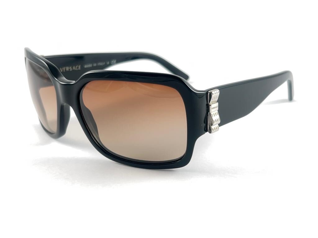 NEW VINTAGE GIANNI VERSACE MOD 4170 BLACK FRAME 2000'S ITALY