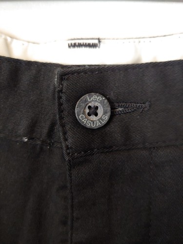 Lee Shorts Women's Sz 10 Cuff Hem Black Lambic Natural Fit Stretch NWT - Picture 4 of 14
