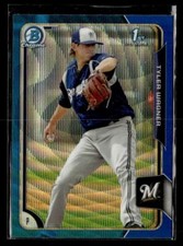 2015 Bowman #BCP143 Tyler Wagner Chrome Prospects Blue Wave Refractors card