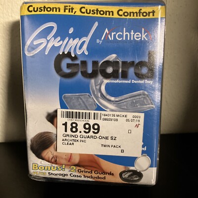 Grind Guard Archtek Night Teeth Grinding BONUS 2 PACK & Storage Case Custom Fit