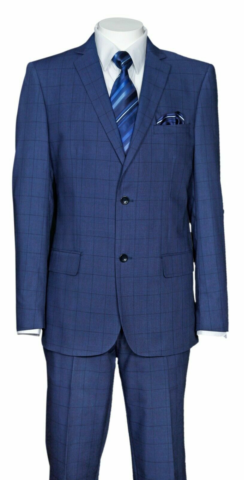 Mens SUITS 2 BUTTON CHECK