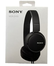 SONY ZX Series Wired On-Ear Headphones, Black MDR-ZX110