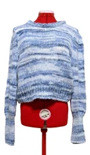 WILD FABLE Women Sweater  LARGE(12-14) Long Cuff Multicolor Pullover Striped