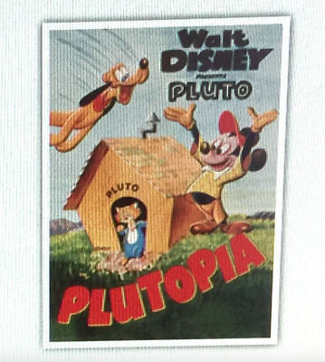 Disney Classic Cartoon Poster Art Print Pluto Plutopia 16 x 20  More Sizes