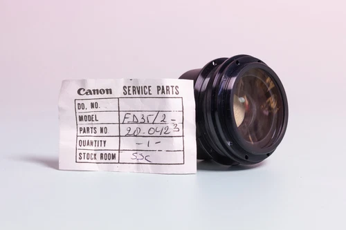 Canon FD 35mm f/2 Concave S.S.C. Lens assembly New Old Stock Parts