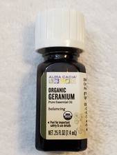 Aura Cacia Organic Geranium  0.25 fl oz (7.4 ...