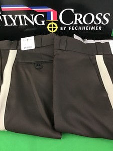 NEW Flying Cross SHERIFF Dark Brown Uniform Pant With Tan Stripe Police Trooper | eBay
