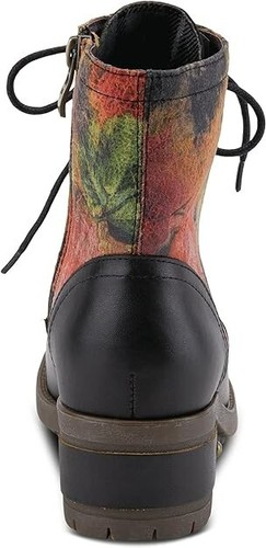 L'Artiste by Spring Step Leather Lace-Up Boots Fallinluv Navy Marty-N 42 10.5-11 - Picture 4 of 6