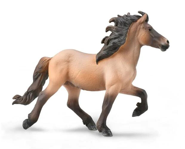 Collecta Isländer Figur - Islandpferd Hengst Hellbraun Im Detail